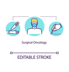 Surgical Oncology Concept Icon Cancer Treatment