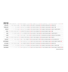 linear calendar