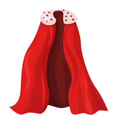 Royal Cloak Icon Cartoon Super Hero