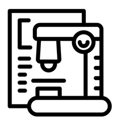 Legal Contract Icon In Bold Outline