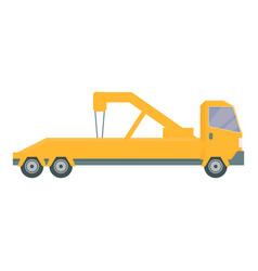 Road Tow Truck Icon Cartoon Auto Insurance