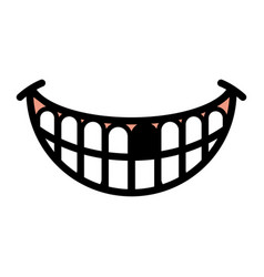 Big Happy Toothy Cartoon Smile Icon