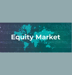 Stock Or Equity Market Graph With Diagrams