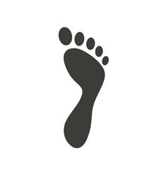 Foot palm icon design template isolated Royalty Free Vector