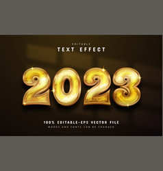 2023 Golden 3d Text Effect Editable