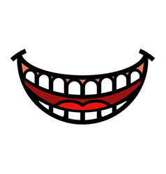 Big Happy Toothy Cartoon Smile Icon