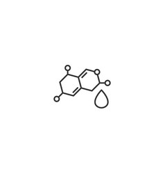 Hormone Testosterone Level Formula Line Icon