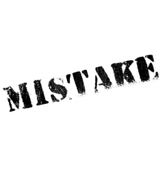 Mistake Rubber Stamp