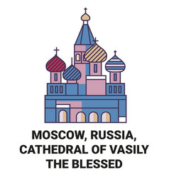 Russia Moscow Cathedral Of Vasily The Blessed