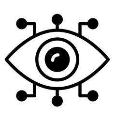 Cyber Eye Icon User Interface As A Simple Sign