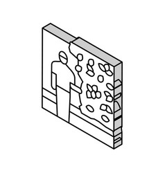 Living Walls Installation Isometric Icon