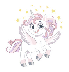 Cute Cartoon Little Unicorn