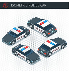 Isometric Police Car