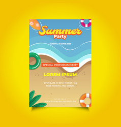 Summer Party Flyer Template