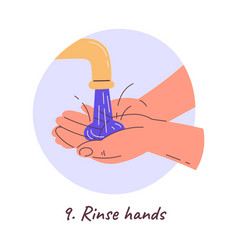 Rinse Hands Hygiene Badge