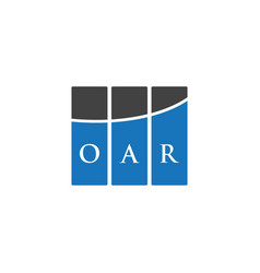 Oar Letter Logo Design On White Background