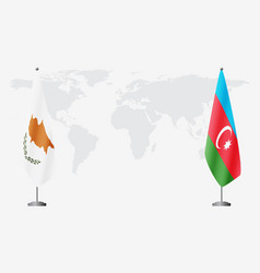 Republic Of Cyprus And Azerbaijan Flags