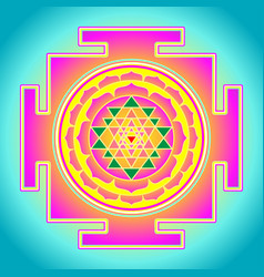 Sri Yantra Or Chakra Form Mystical