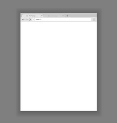 Browser Mockup Web Window Screen Internet Empty