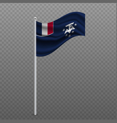 French Southern And Antarctic Lands Waving Flag