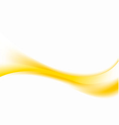 Abstract yellow white wave background design Vector Image