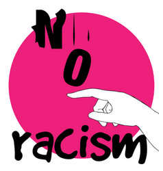 No Racism Concept Design