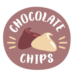 Pantry Label Chocolate Chips Colored