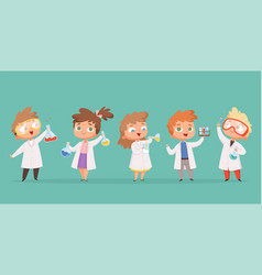 Chemistry Kids Science Children School Characters