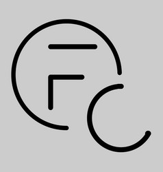 Fc Monogram Logo Letter Linked Circle Simple