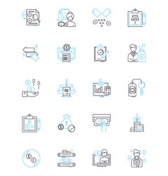 Active Listening Linear Icons Set Empathy