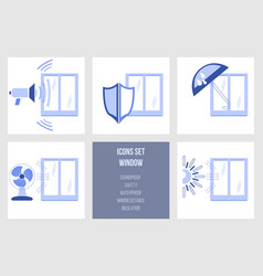 Set Icons Window Characteristics Safety