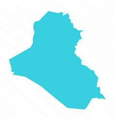 Simple Map Of Iraq Country