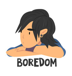 Boredom Teen Problem Depressed Teenager