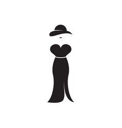 Luxury Dress Icon Logo