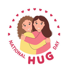 National Hug Day Greeting Card