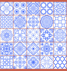 Azulejo Tiles Seamless Pattern Set