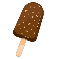 Chocolate Ice Cream Bar Cartoon Sweet Summer