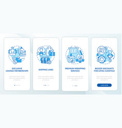 Loyalty Program Perks Blue Onboarding Mobile App