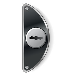 Metal Or Steel Secure Keyhole Element For Door