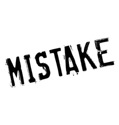 Mistake Rubber Stamp