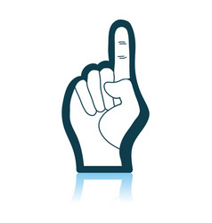 American Football Foam Finger Icon