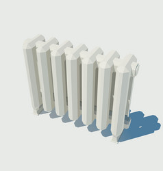 Cast Iron Radiator Low Poly