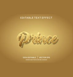 Prince 3d Text Effect Template