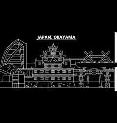 Okayama Silhouette Skyline Japan