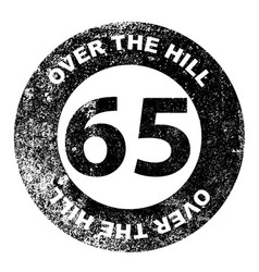 Over The Hill 65 Stamp