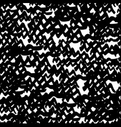 Seamless Pattern With Black Wavy Grunge Brush