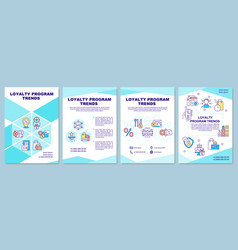 Loyalty Program Trends Brochure Template