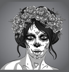 Anta Muerte Woman Make Up Sugar Skull Girl Face