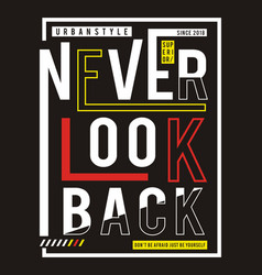 Never Look Back