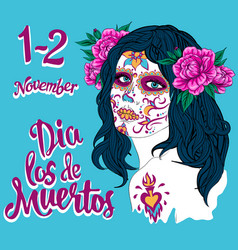 Anta Muerte Woman Make Up Sugar Skull Girl Face